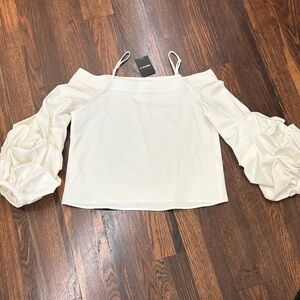 Forever 21 Elegant Off-Shoulder White Top